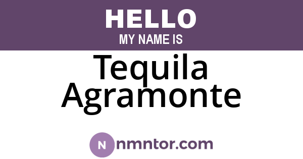 Tequila Agramonte