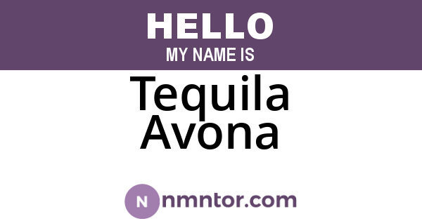 Tequila Avona
