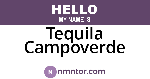 Tequila Campoverde