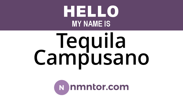 Tequila Campusano