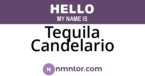 Tequila Candelario