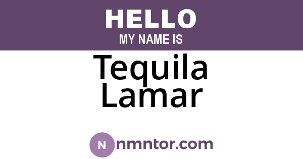 Tequila Lamar