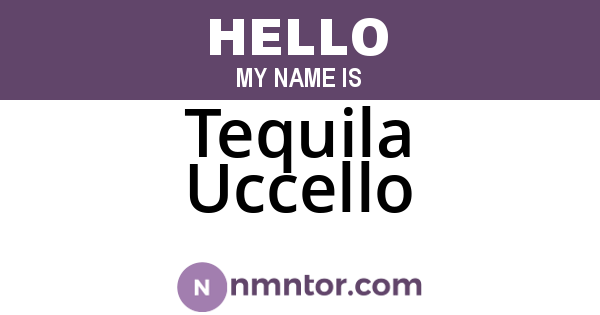 Tequila Uccello