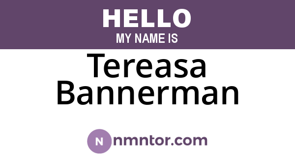 Tereasa Bannerman