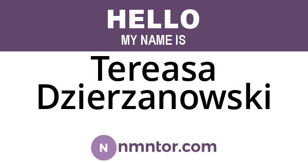 Tereasa Dzierzanowski
