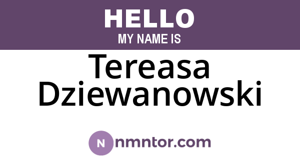 Tereasa Dziewanowski
