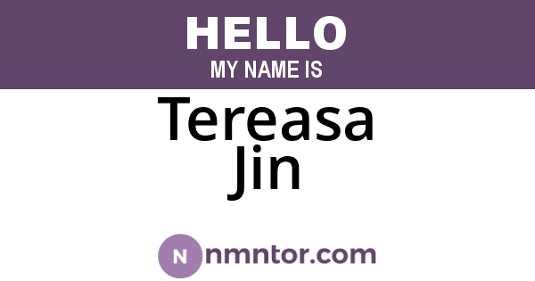 Tereasa Jin