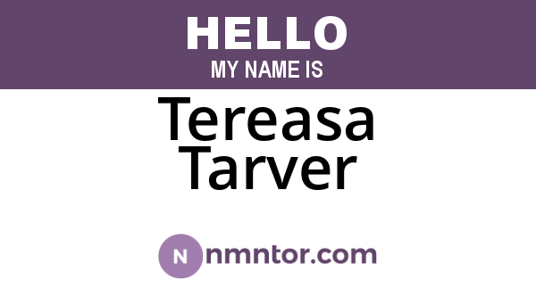 Tereasa Tarver