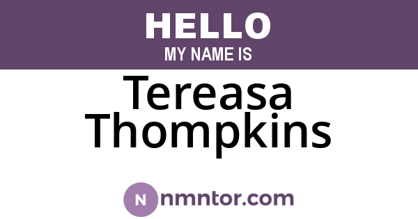 Tereasa Thompkins