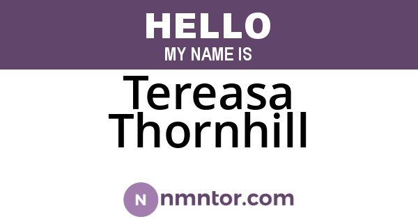 Tereasa Thornhill