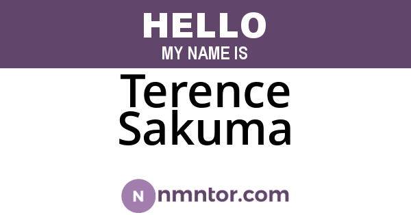 Terence Sakuma