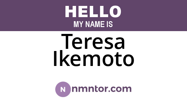 Teresa Ikemoto
