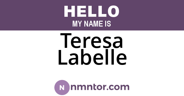 Teresa Labelle