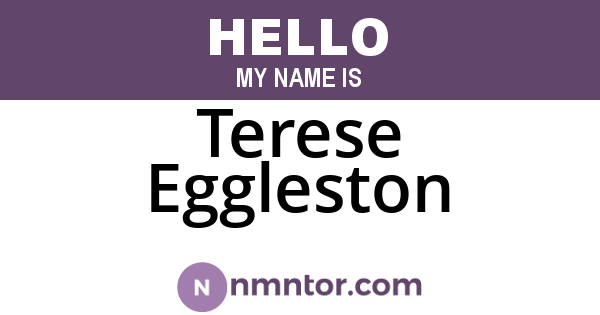 Terese Eggleston
