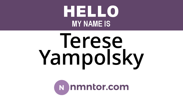Terese Yampolsky