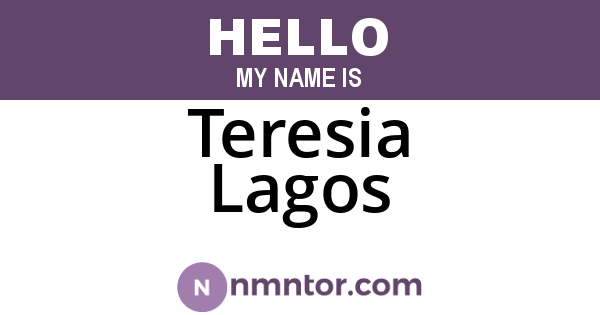 Teresia Lagos