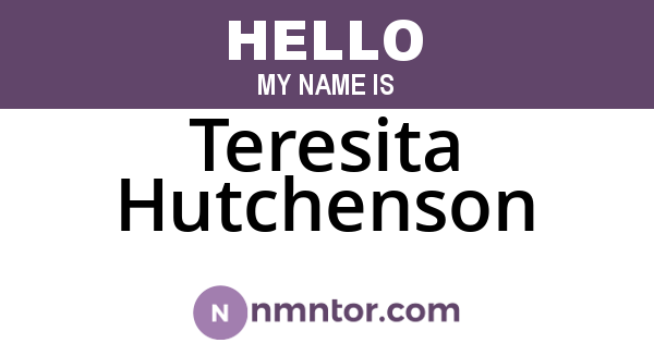 Teresita Hutchenson