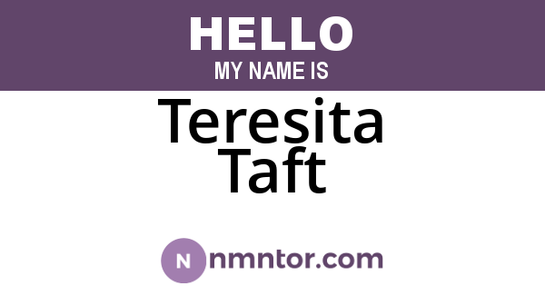 Teresita Taft