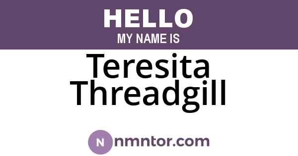 Teresita Threadgill