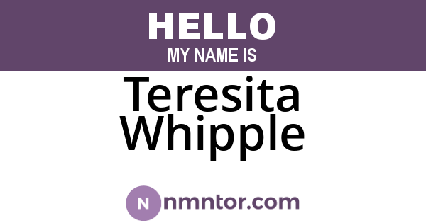 Teresita Whipple