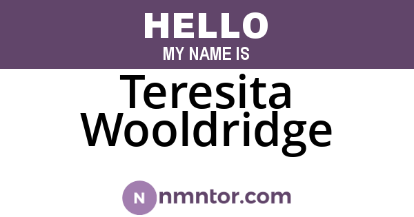 Teresita Wooldridge