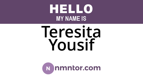 Teresita Yousif