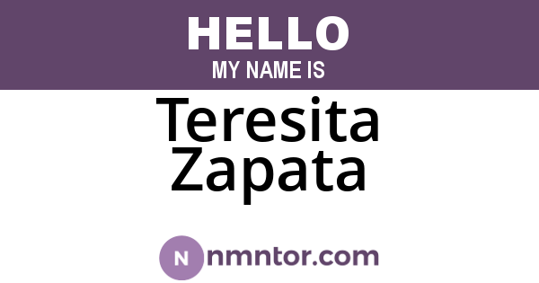 Teresita Zapata