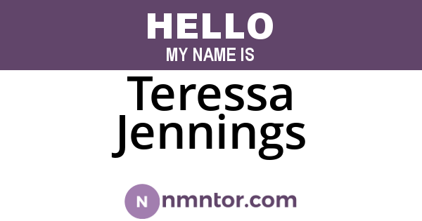 Teressa Jennings