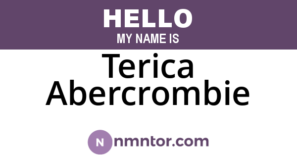 Terica Abercrombie