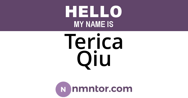 Terica Qiu