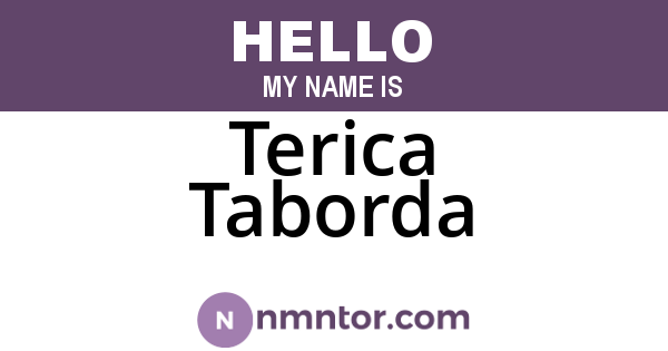 Terica Taborda