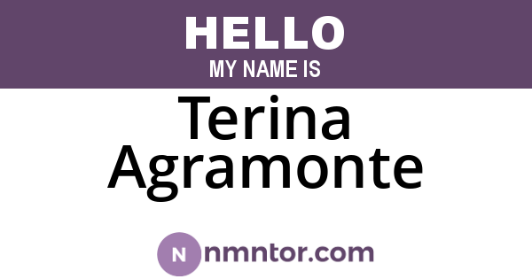 Terina Agramonte
