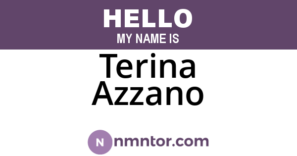 Terina Azzano