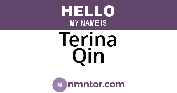 Terina Qin