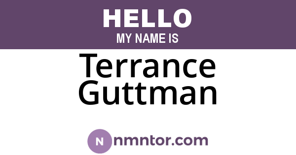 Terrance Guttman