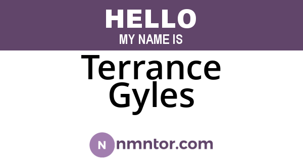 Terrance Gyles