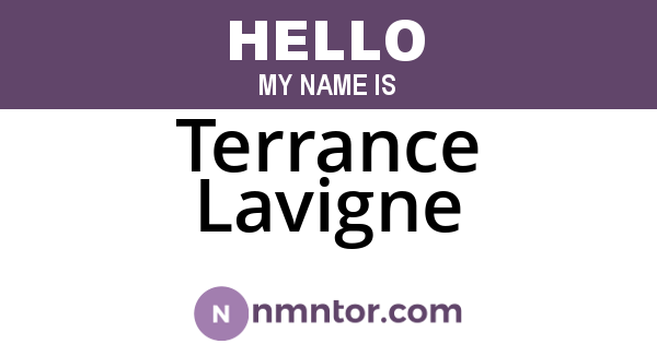 Terrance Lavigne