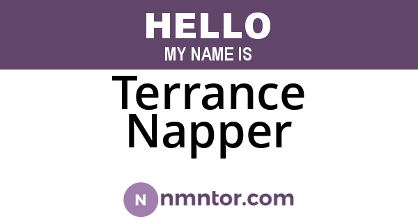 Terrance Napper