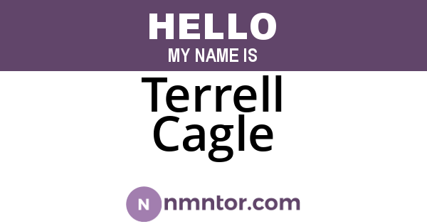 Terrell Cagle