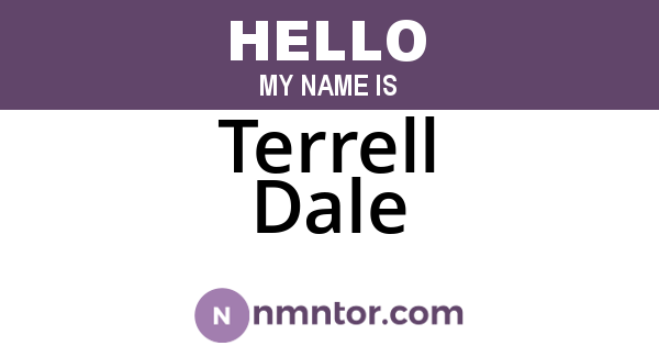 Terrell Dale