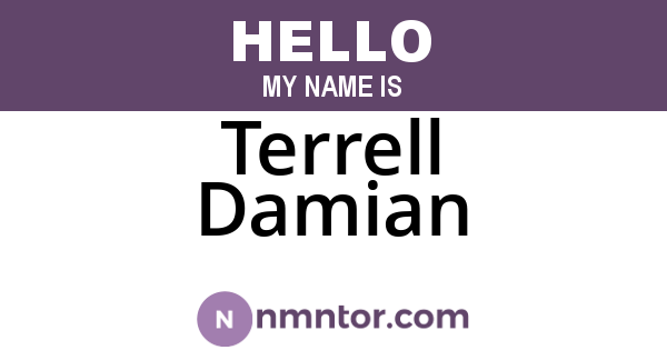 Terrell Damian