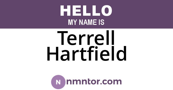 Terrell Hartfield