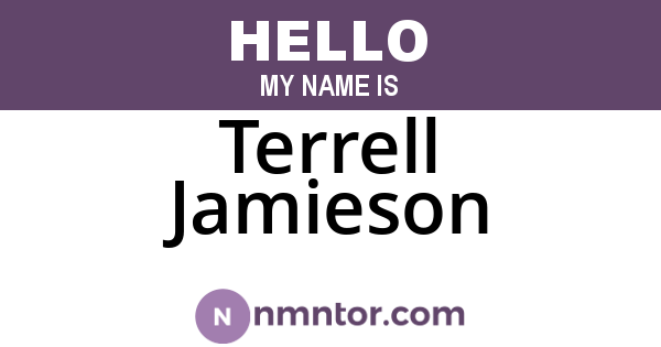 Terrell Jamieson