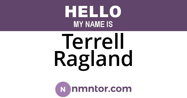 Terrell Ragland