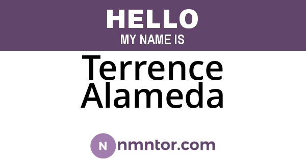 Terrence Alameda