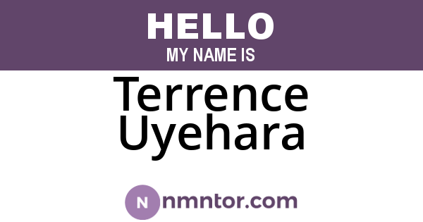 Terrence Uyehara