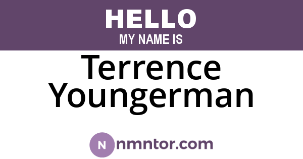 Terrence Youngerman