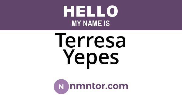 Terresa Yepes