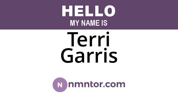 Terri Garris