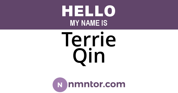 Terrie Qin